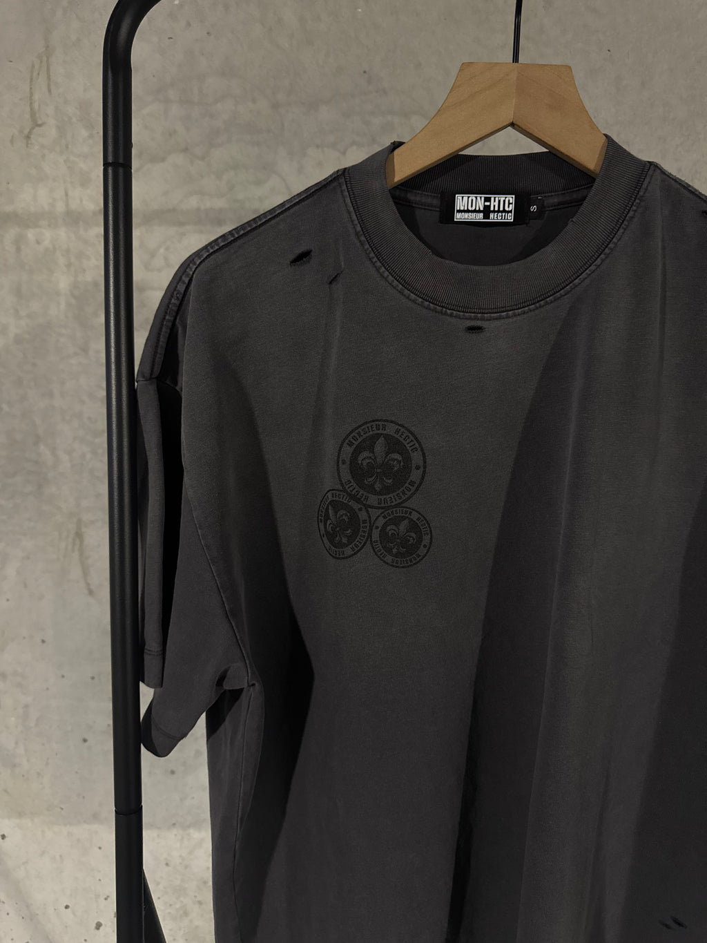 Triple Icon Tee - Black