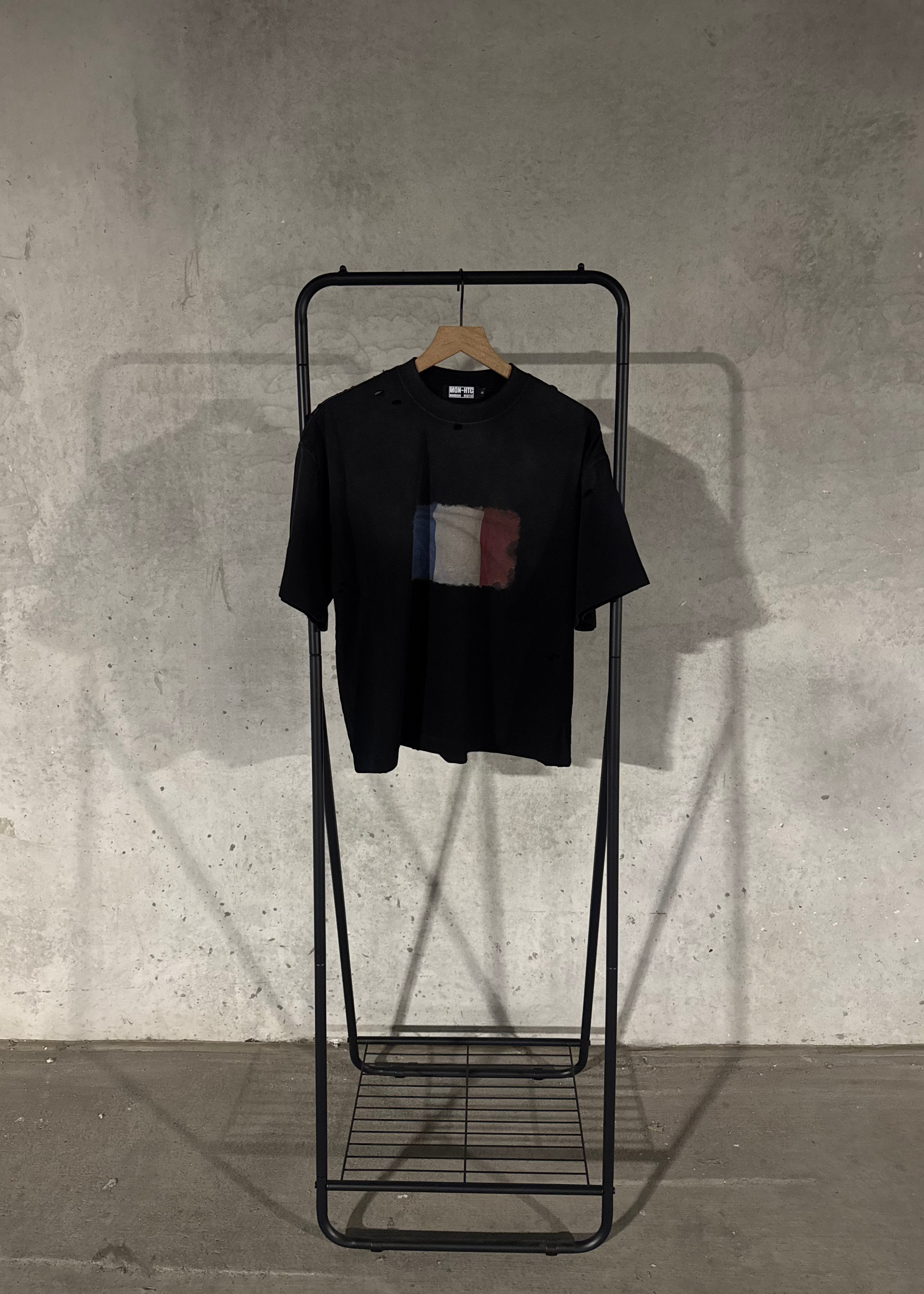 Tricolour Tee - Black